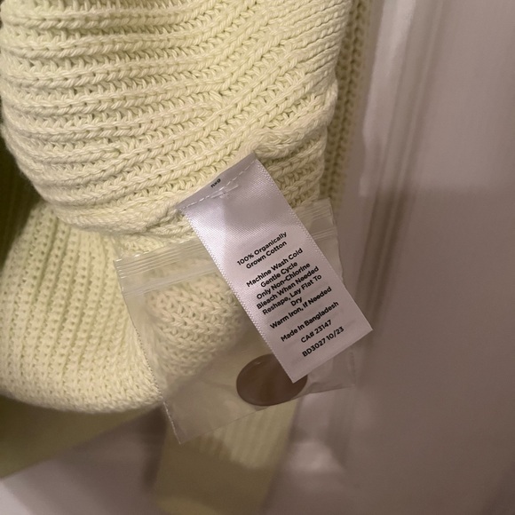 Haven Well Within Yellow Organic Cotton Button-Up Cardigan XS NWT Girlhoodcore - Picture 5 of 5